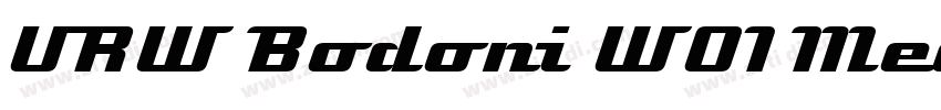 URW Bodoni W01 Mediu字体转换